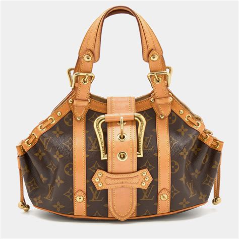 louis vuitton theda leather bag